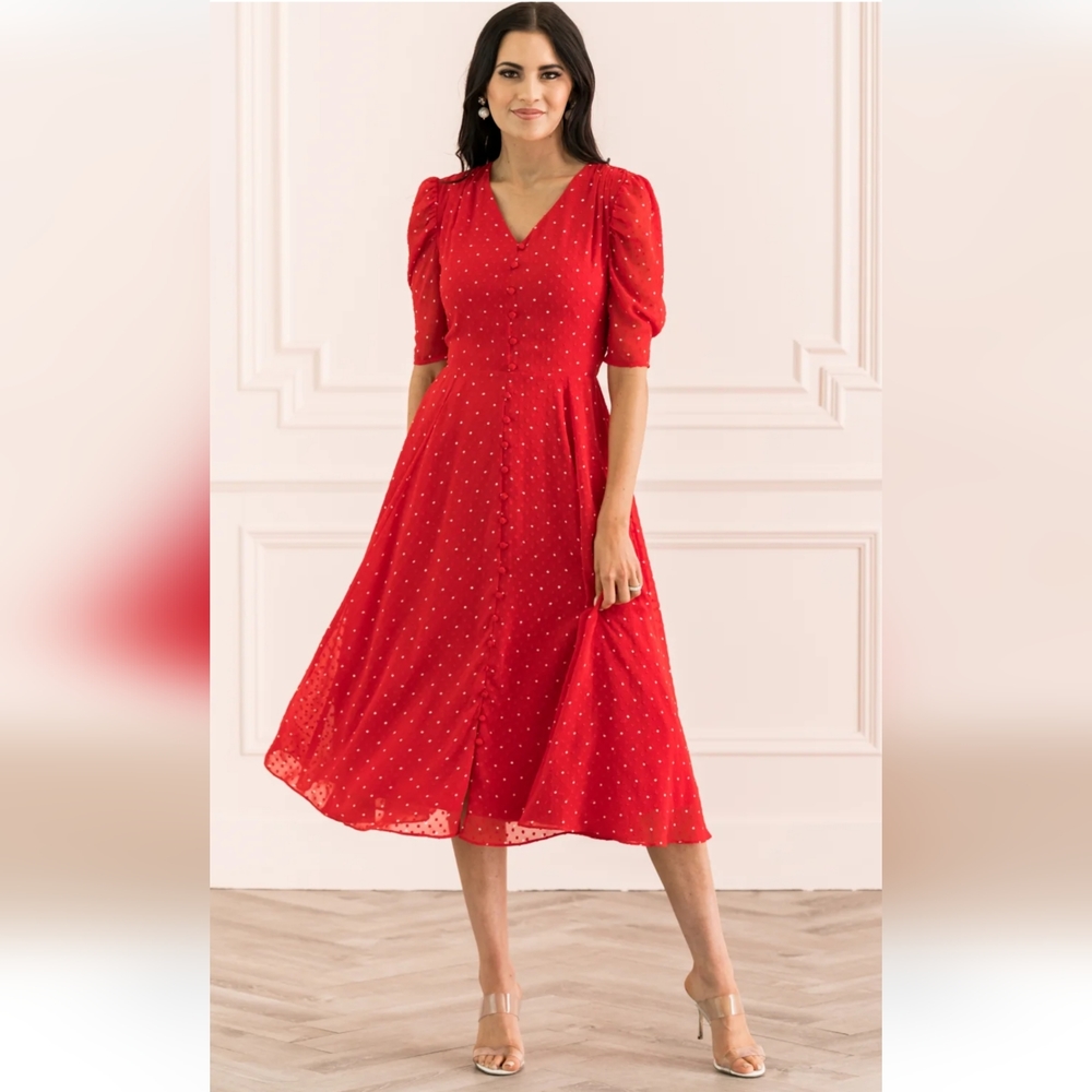 Rachel Parcell Polka-dot Dress.  Size XL